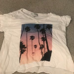 NWOT wildfox boxy oversized top